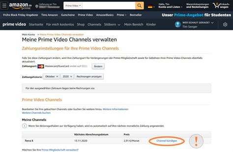 amazon channel kündigen